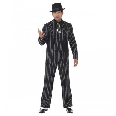 Smiffys Conjunto de disfraz vintage de gánster para hombre