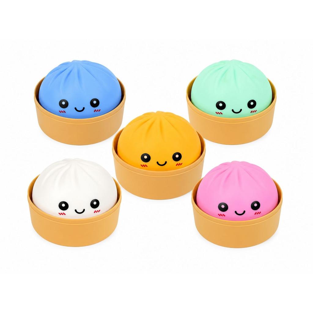 Giant Dumpling Squishy Toy Stress Relief Cute Squeeze Toy Decompression Gift Large-1 Pack