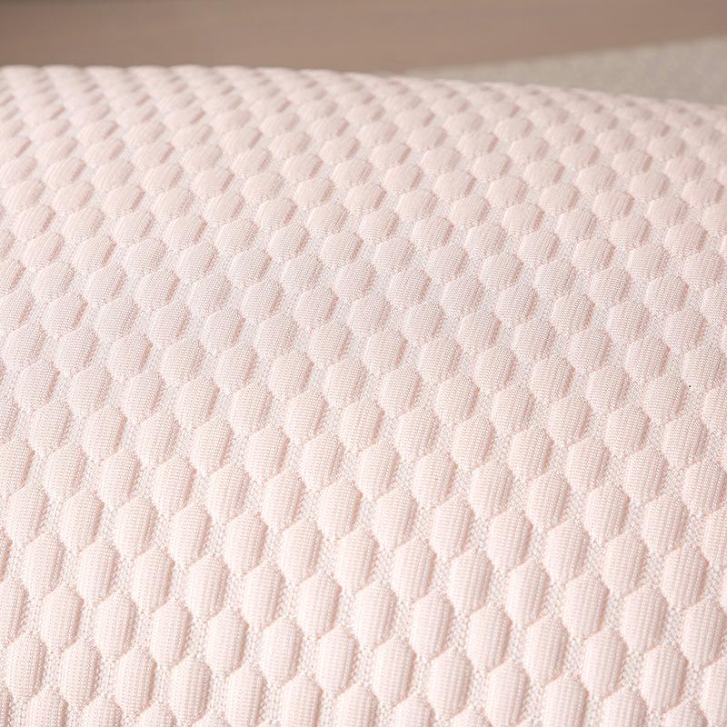 2026 Cool Bean Ice Silk Pillow with Breathable Mesh, Three-Dimensional Style, and Non-Collapsing Core