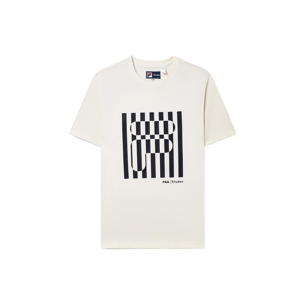 New FILA x Études T Shirt Men's White F11M326108F-IV