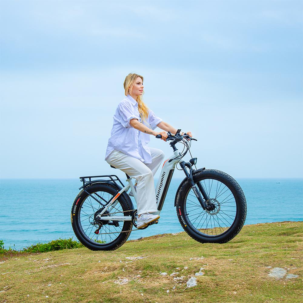Shengmilo MX06 Electric Bike 500W, 48V 17.5AH Samsung Battery, 90km Range, 42km/h, All-Terrain, Men/Women Adults