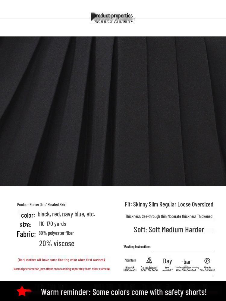 Mädchen Plissee Schuluniformrock - Schwarz/Blau Sommer Academy Style