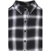 Urban Classics Ladies Cotton Check Shirt Dress Femme Robe Courte Noir/blanc