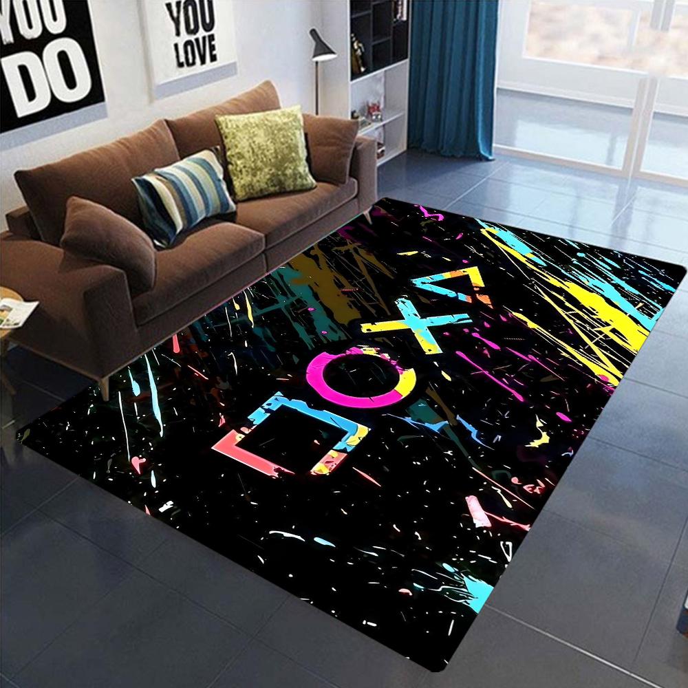 

3D Мультяшный Геймерский Игровой Контроллер Ковер для Игровой Комнаты Декор Спальни Коврики Детская Игра Ползание Нескользящий Напольный Коврик Диванный Придверный Коврик 50X80cm