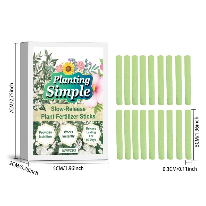 Plant Growth Support Sticks Improve Nutrient Enhances Soil Condition and Increase Resistance Perfect for Gardens Farms