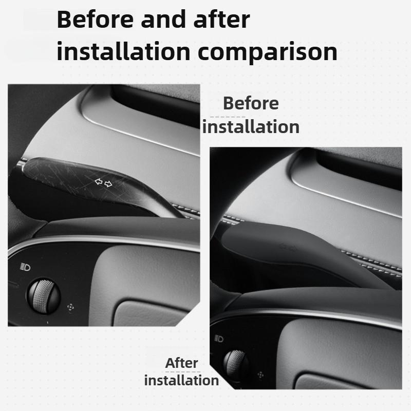 Gear Shift Cover Steering For Tesla Model Y Juniper 2025 Lever Handle Protection Shifter Shell Shift Knob Cover Car Accessories