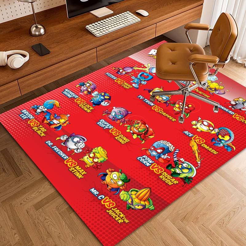 CustomizableCute cartoon super zings printed non-slip mat yoga mat door photography props kitchen mat area birthday gift