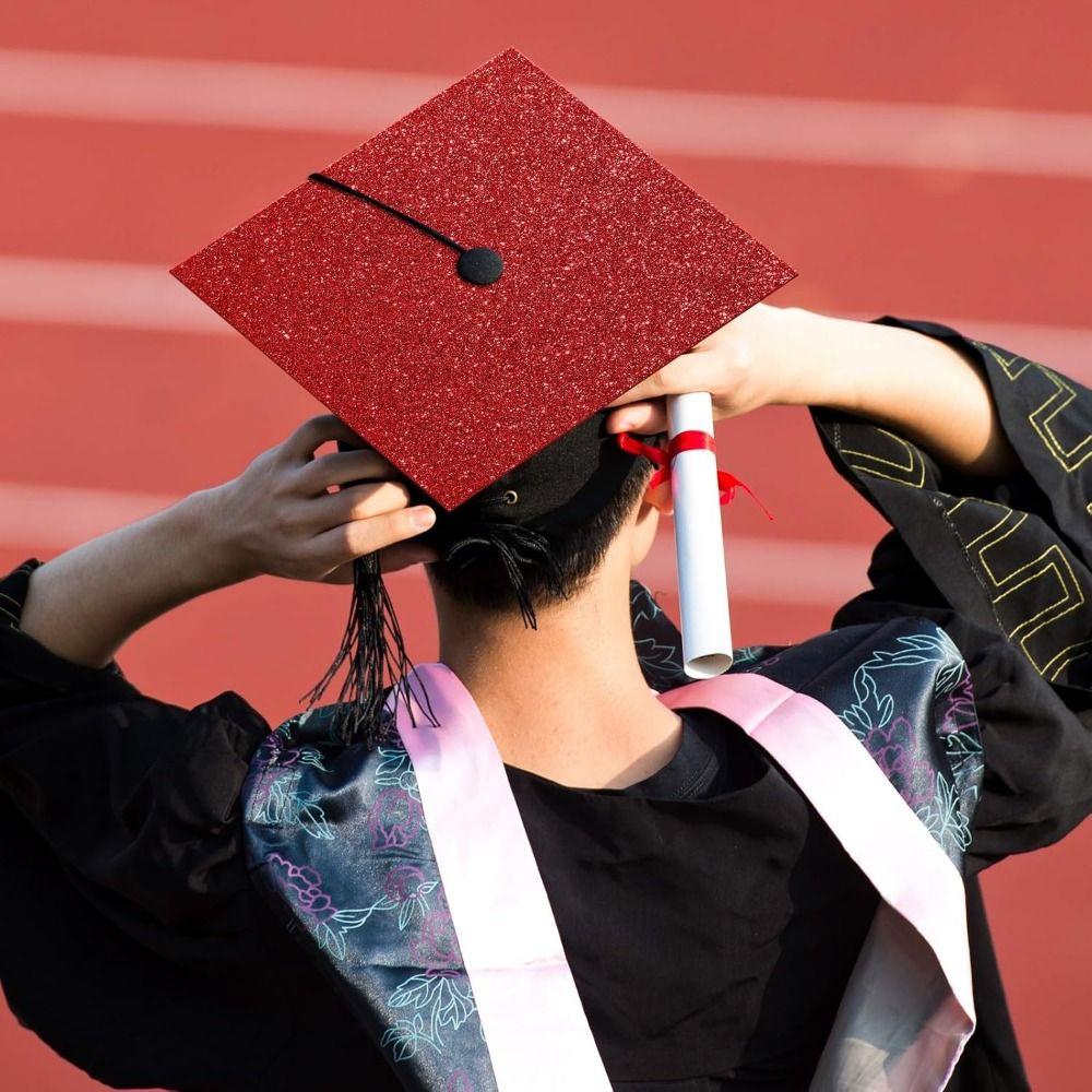 10 Sheets Shiny Glitter Craft Cardboard Creative Glitter Foam Paper  University