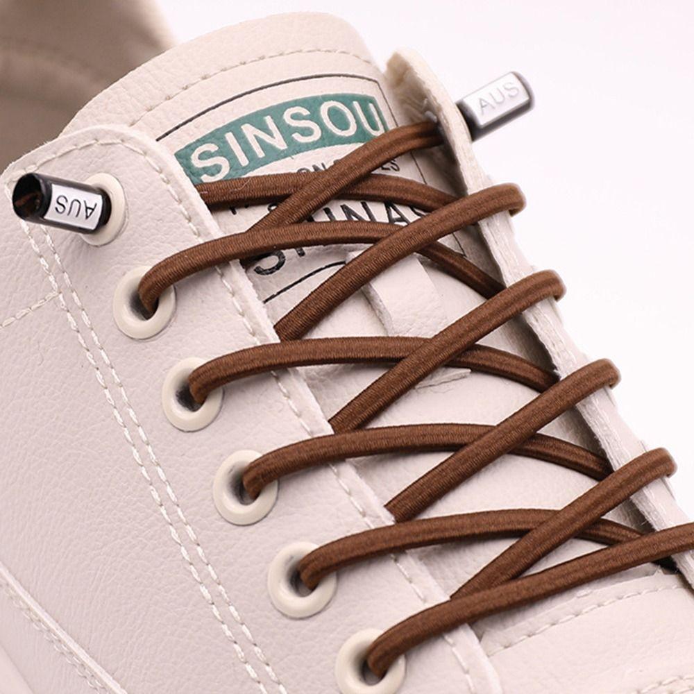 Colorful Shoelace Buckle Creative Quick Shoe Lace Portable Free Tie Shoelaces  Unisex