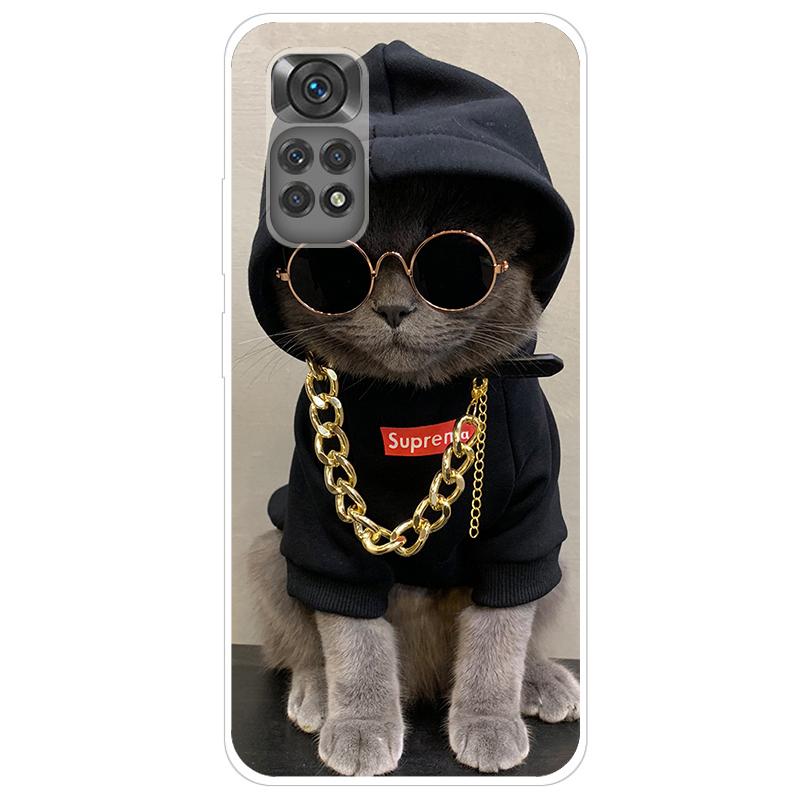 Für Xiaomi Redmi Note 11 Pro 5G 11S Globale Telefonhülle Xiomi Red mi Note11 11pro 4G Silikon-Rückseiten-Schutzhülle aus schwarzem TPU