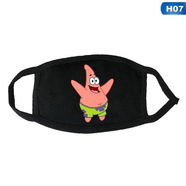 SpongeBob SquarePants Printed Mask, Washable and Reusable Dust Mask