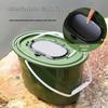 Double Layer Stream Fishing Bucket with Lure Box