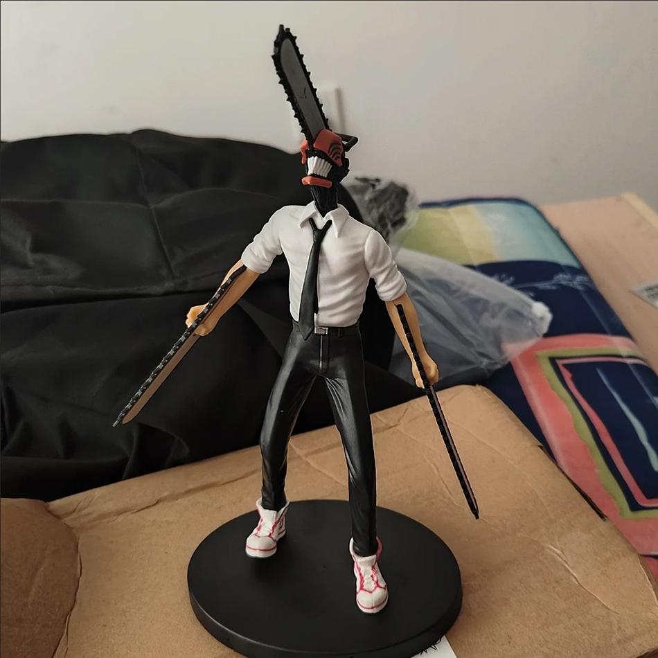 Heißes Chainsaw Man Anime Figur Power Denji Actionfigur PVC Chainsaw Man Power Figur PVC Erwachsenen Sammlermodell Puppe Spielzeug Geschenk