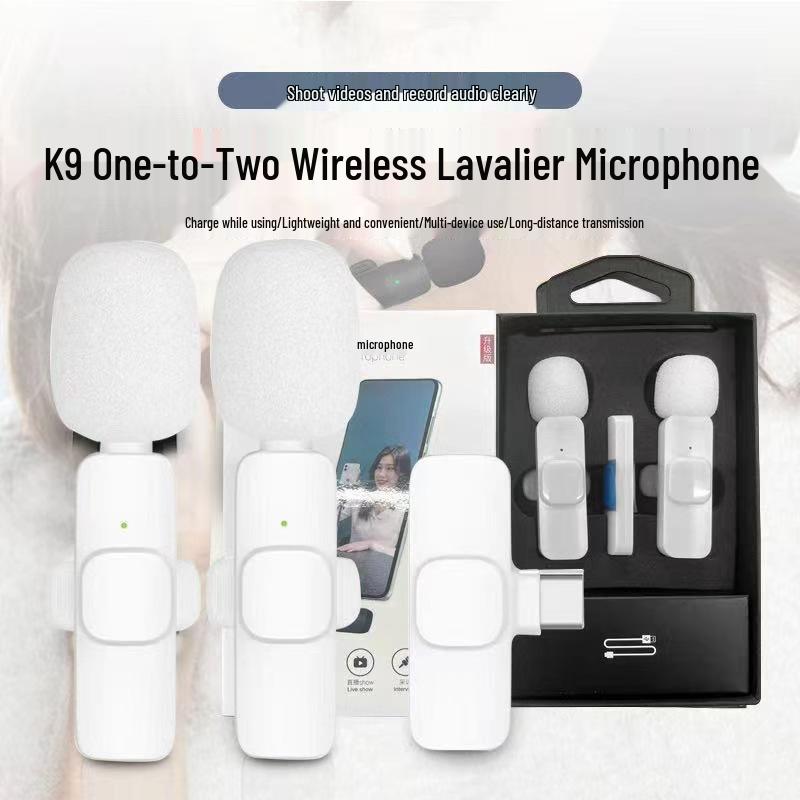 Dual Wireless Lapel Microphone for Mobile Phones – Ideal for Live Streaming and Recording