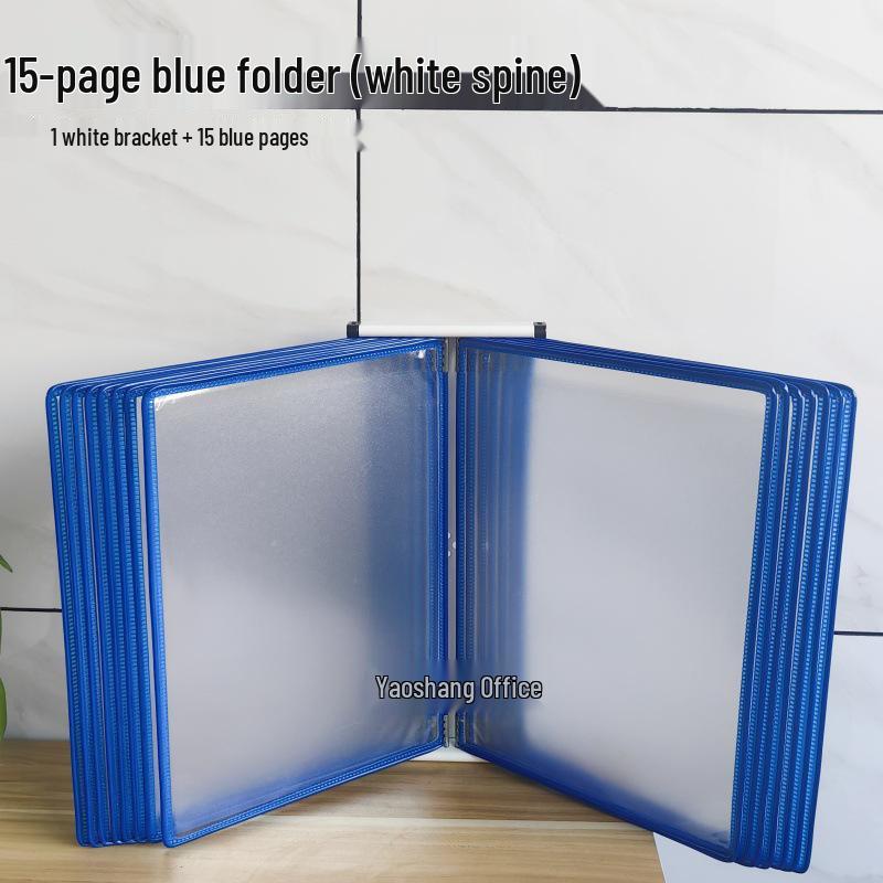 A4 Wandmontierter Klapp-Aktenordner, 5-seitiger SOP-Displayständer