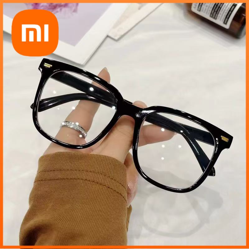 Xiaomi Women's Large Frame With Glasses With Large Face, Flat Glasses With Large Face, Slimming And Anti-blue Light Eyes Frame 2009
