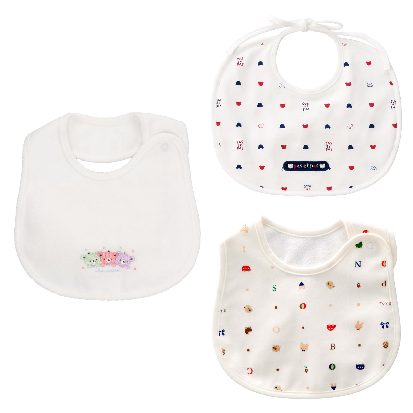 

Baby Castle Bib Set of Made in Japan [Online Exclusive] 3,