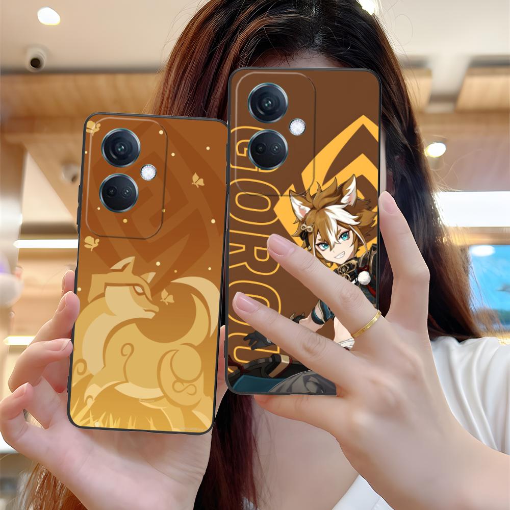 Game GI Gorou Mobile Phone Case for OPPO Find X9 X8 X7 X6 X5 X3 X2 Plus s Pro Ultra Lite Colorful Printing Cover Pretty Luxury