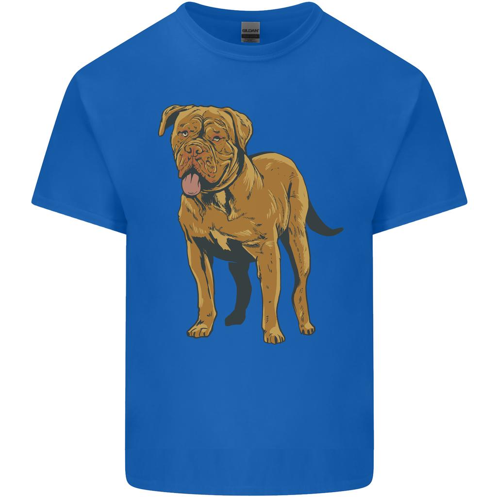 Mastino Francese Dogue de Bordeaux Cane Unisex Maglietta Leggera in Cotone
