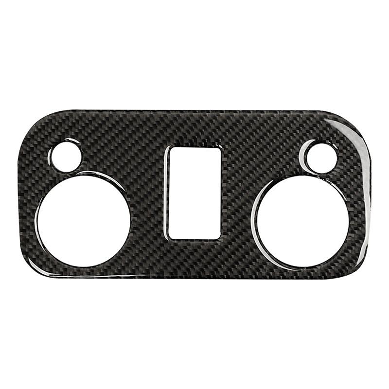 Carbon Fiber Decorative Frame For Ford Mustang 2009-2020 Interior Car Roof Reading Light Panel Sticker Cover Trim Accessories