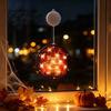 Indoor Holiday Atmosphere Lamp Halloween Window Decor Light, Battery Powered Ghost Pumpkin Fairy Portable Operated Light String Lantern for