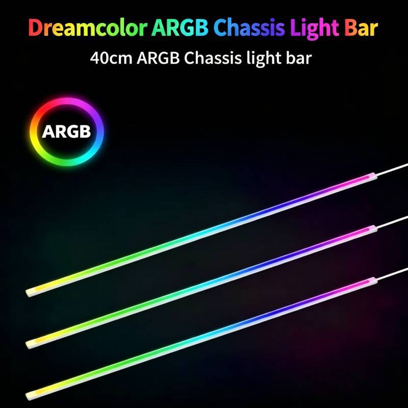 Rgb Gaming Pc Case Lighting Strip With 5v Three Pins For Dynamic Color Effects