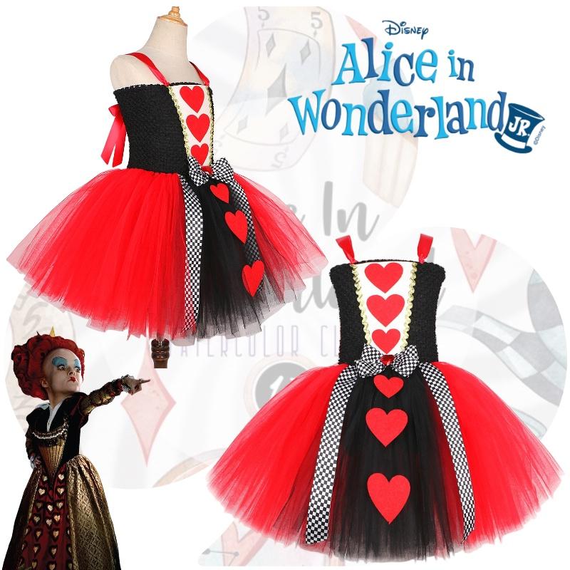 Lolitafairy Princess Dress For Girls Alice In Wonderland Queen Of Hearts Roleplay Costume