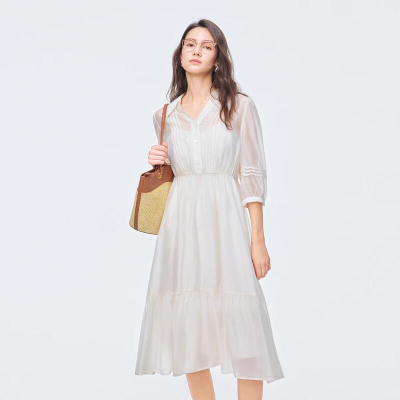 Elegant Tencel Commuter Midi Dress