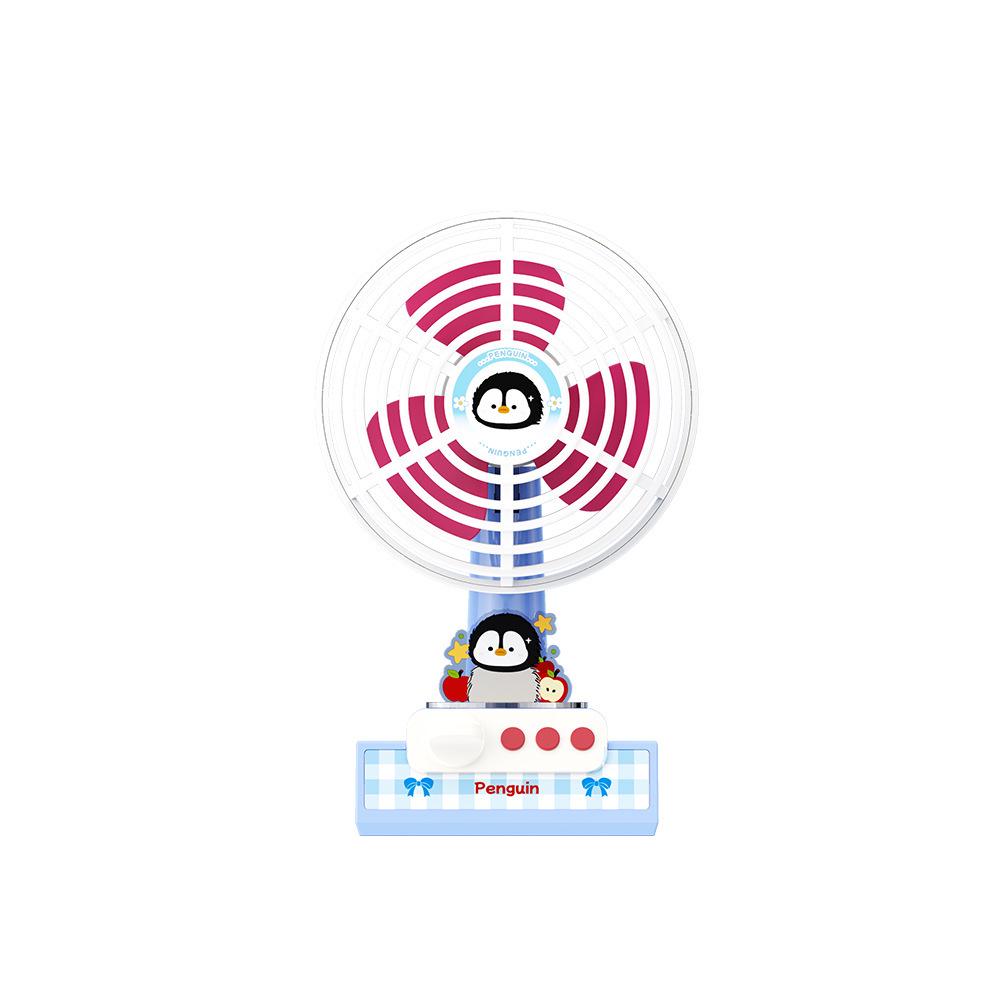 2026 Cartoon USB Rechargeable Desktop Fan - Portable Summer Electric Fan Gift