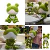 Adorable Soft Plush Frog Stuffed Animal Toy Ideal For Kids Bedtime Cuddly Pillow