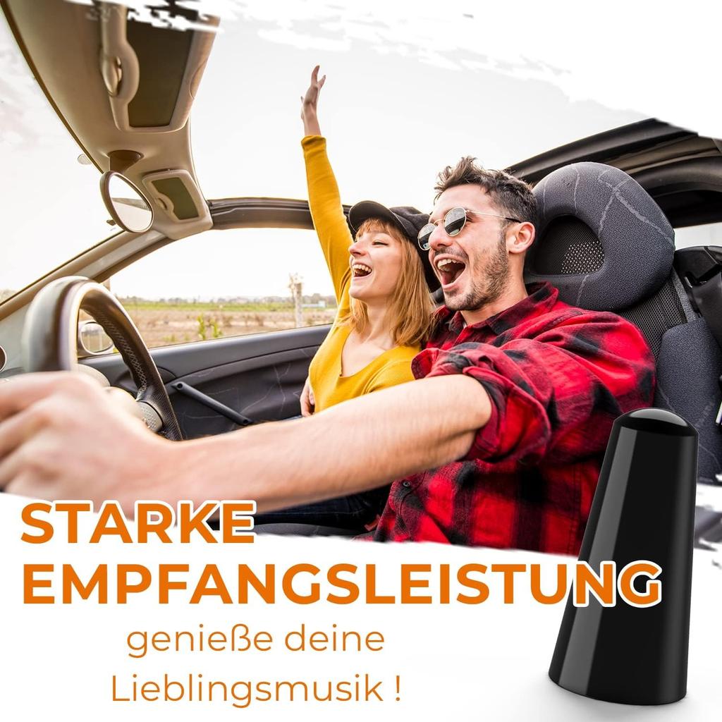 Antennenstab Kurzstab Tuning Autoantenne Universal Radio FM AM DAB+ Dachantenne Auto Kurz