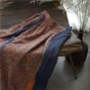 Johnature Women Vintage Print Floral Skirts Elastic Waist Cotton Soft Cloths Summer Loose Patchwork Color Skirts