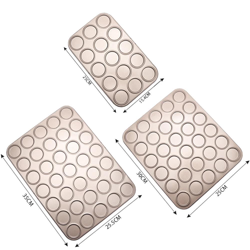 Pastry Oven Kitchen Shallow Bakeware Non-stick Cookie Sheet Biscuit Pad Macaron Pan Baking Tray