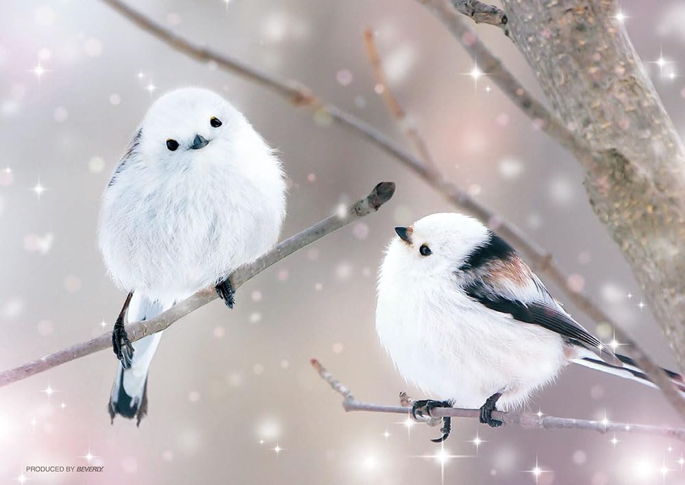 

[Made in Japan] Beverly 108-Piece Jigsaw Puzzle: Is Spring Yet Long-tailed Tit (18.2 x 25.7 cm) 108-207