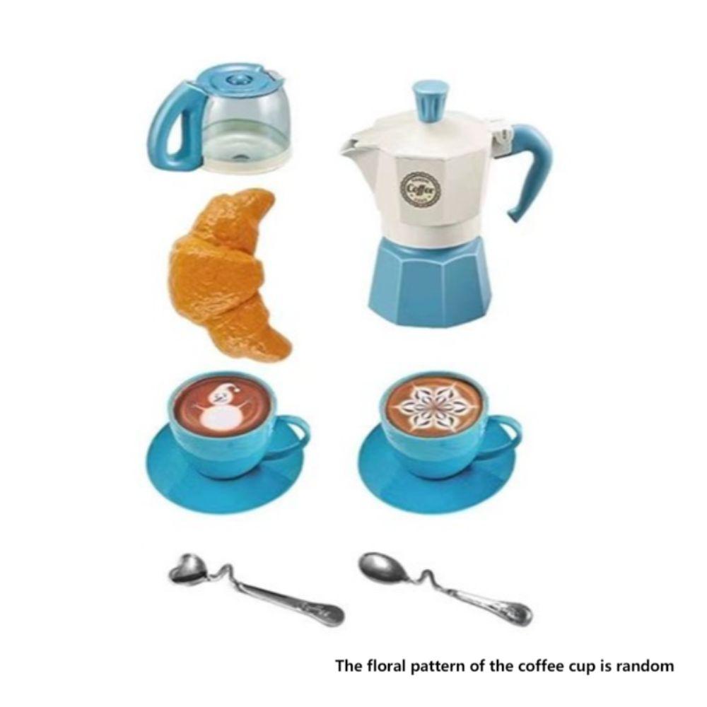 Coffee Machine Play House Toy Kettle Snack Afternoon Tea Toy Simulation Coffee Set  Children