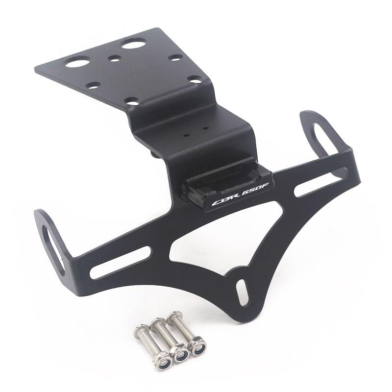 

Держатель номерного знака для Honda CB650R CB650F CBR650R CBR650F аксессуары хвост аккуратное крыло элиминатор регистрация CBR650F LOGO Black