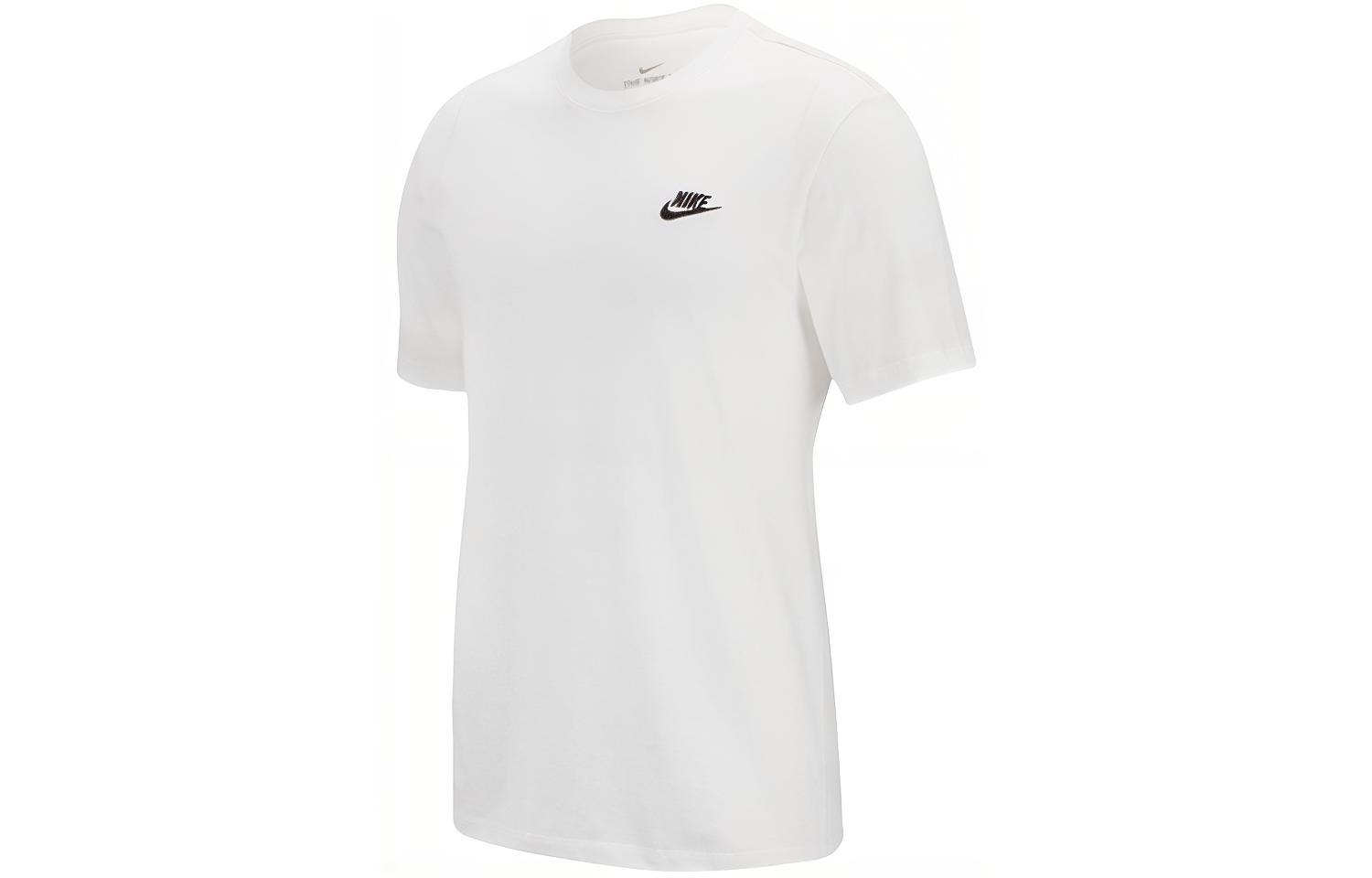 

Nike Sportswear Club Men s Cotton Short-Sleeve T-Shirt White AR4997-101 XXXL
