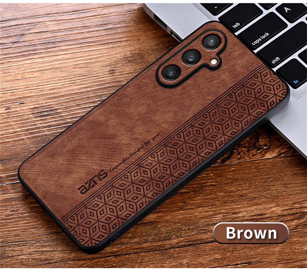 For Samsung Galaxy S24 Plus Back Cover Skin Feel Shockproof Leather Phone Case For Galaxy S24 Plus Coque Capa Bumper