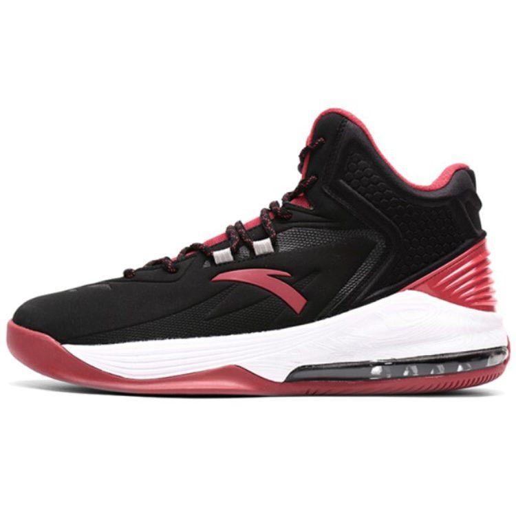 ANTA Basketball Collection Basketball Shoes Men's Mid Top Black/White/Red 91631101-3