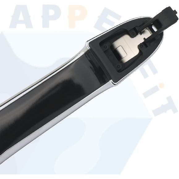 APPERFiT Exterior Door Handle Chrome W/Gasket Pad Compatible With Kia Sorento 2011 2012 2013 2014 2015 Rear Door Left Driver Side Panel Replaces