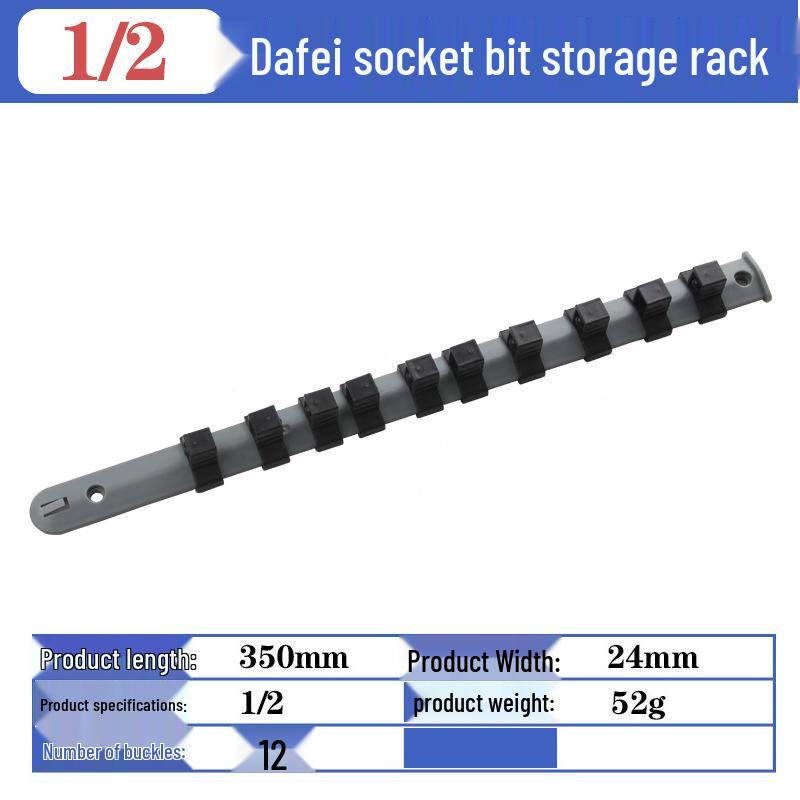 Socket Storage Strip for Ratchet Tools: Large, Medium, Small