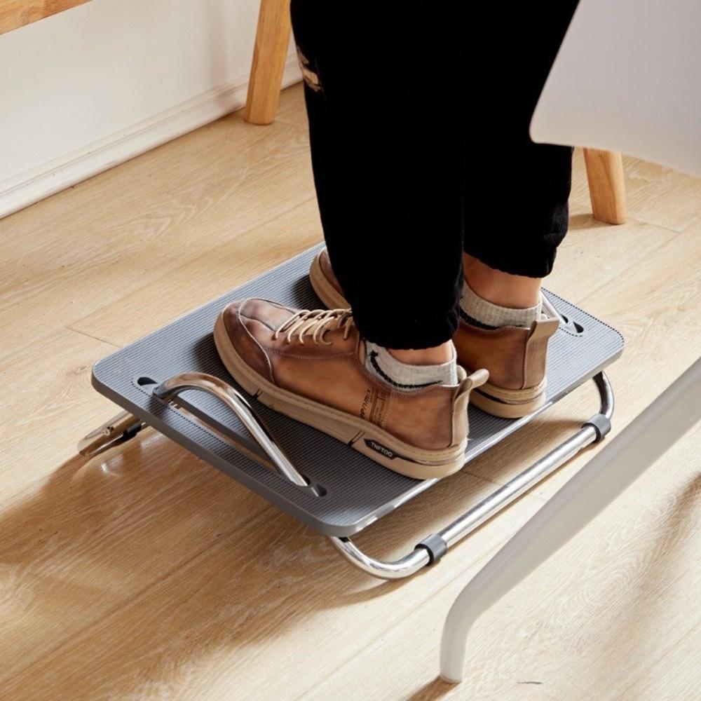 Non-Slip Base Ergonomic Footrest Stool Tilting Function Adjustable Design Adjustable Pedal Stool Comfortable Support
