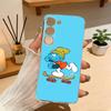 C-Cute and fun S-Smurfs Phone Case For Samsung Galaxy A71,A70,A52,A51,A40,A30 Transparent Cover