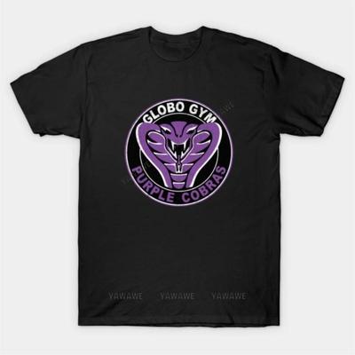 Neu eingetroffen Kurzarm Marke Unisex Baumwoll-Oberteil Unisexs Marke Mode T-Shirt Sommer T-Shirts Für Unisex Globo Gym Purple Cobras T-Shirt