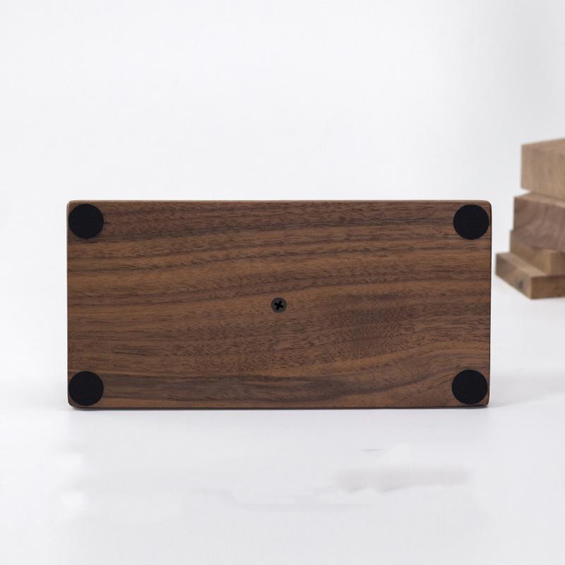 Walnut Wood Headphone Stand with Anti-slip Groove,Universal Desk Holder for Over-ear Gaming Headset,Earbuds Storage Display Rack