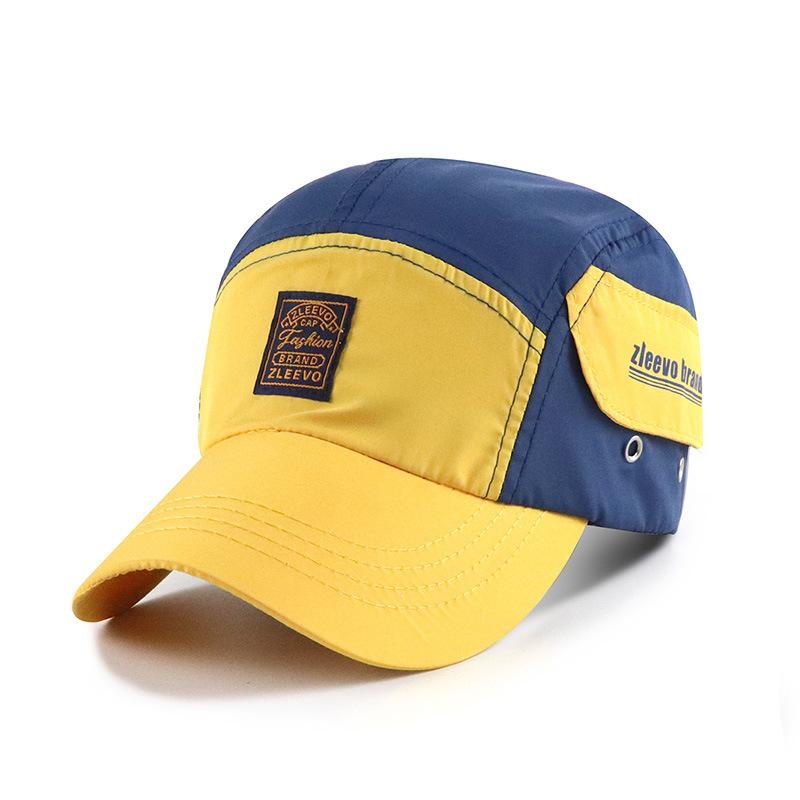 

Men Women Summer Quick Dry Baseball Cap Printed Patchwork Outdoor Sun Protection Adjustable Peaked Cap men golf hats for men Adjustable (56-59cm)