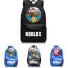Roblox Pattern Kids Schoolbag Backpack With Starry Background And Large Capacity