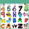 50 Peças de Adesivos Adesivos Reutilizáveis à Prova d'Água da Alphabet Lore Para Decoração