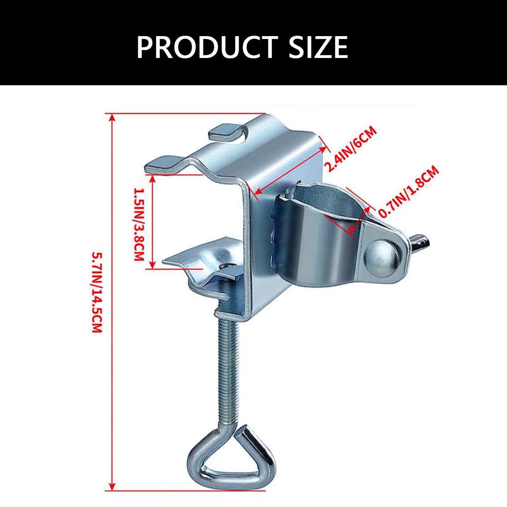 Multipurpose Umbrella Holder Bracket Patios Beach Parasol Clamp for Secure and Stable Fit In Various Outdoor Setting