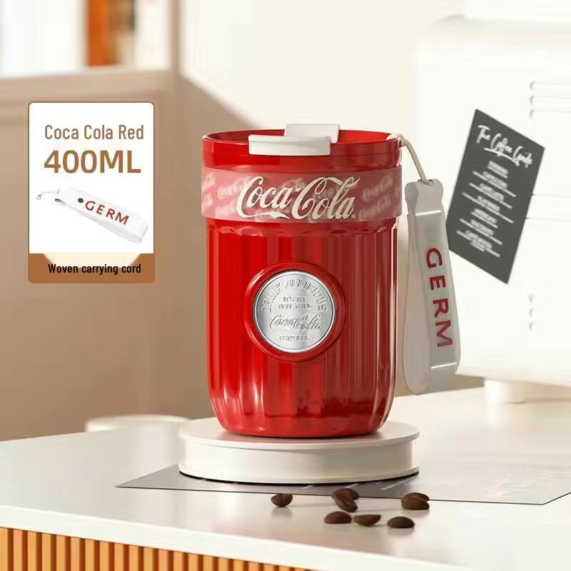 GeMi Coca-Cola Badge Series Insulated Straw Tumbler